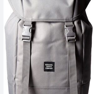 Herschel Supply Company Light Gray Men’s Backpack with Buckle Straps